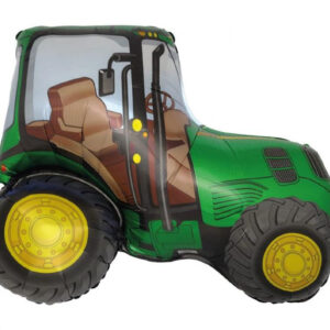 Traktor grön folieballong 94 cm