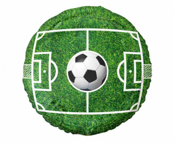 Fotbollsformad folieballong 36 cm