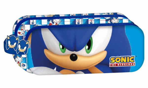 Sonic the Hedgehog Pennfodral 2 Fack – 23 x 10 x 6 cm