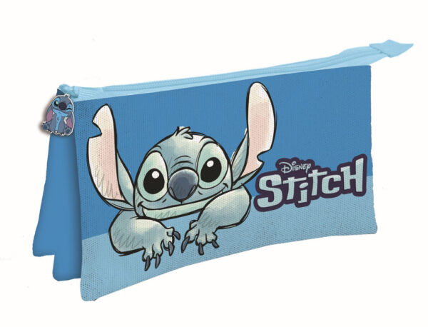Disney Lilo och Stitch pennfodral med 3 fack 22 × 14 cm