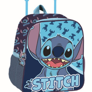 Disney Lilo och Stitch abstrakt rullande förskoleryggsäck 32 cm