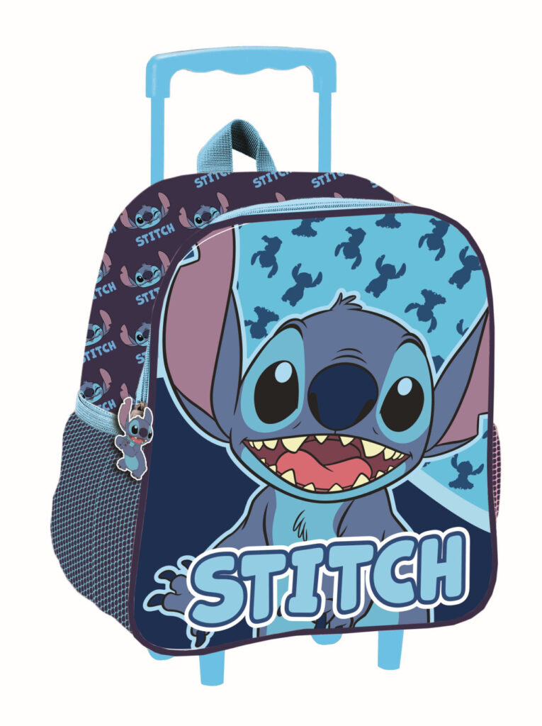 Disney Lilo och Stitch abstrakt rullande förskoleryggsäck 32 cm