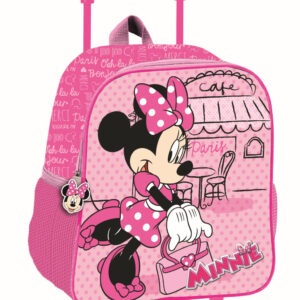 Disney Mimmi Pigg Paris 3D rullande förskoleryggsäck, 32 cm