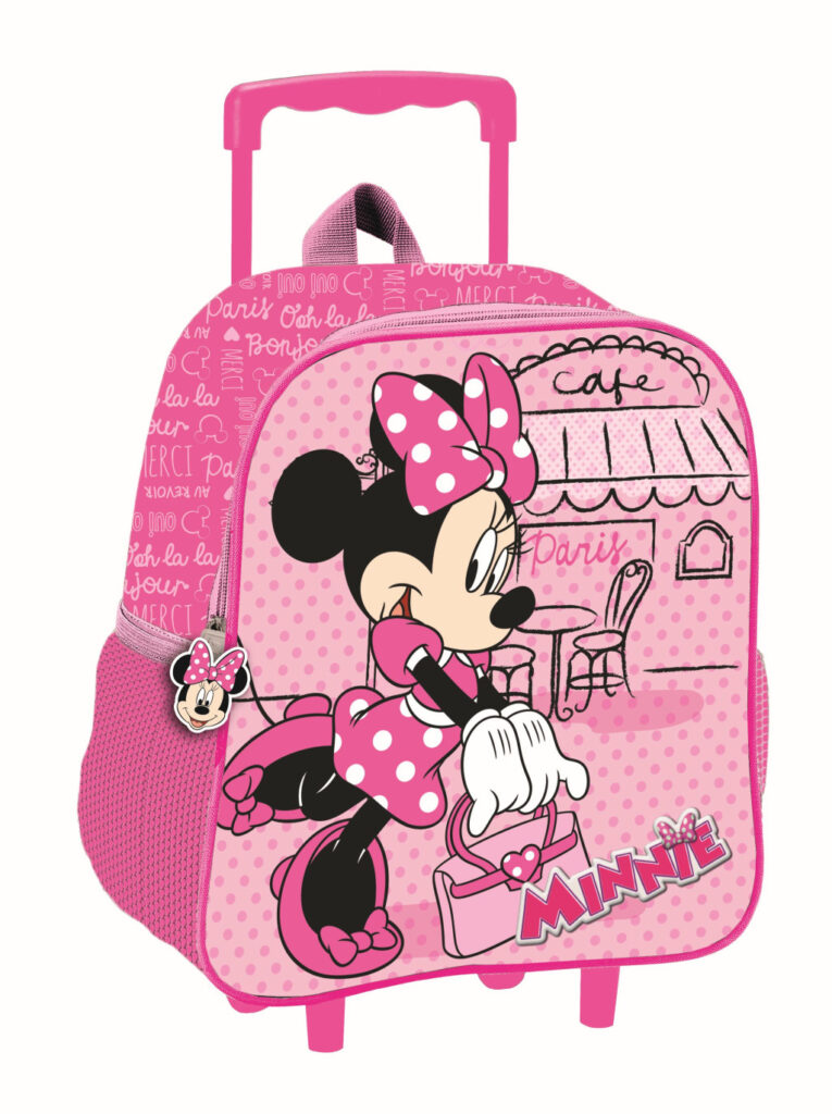 Mimmi Pigg rullande förskoleryggsäck 3D 32 cm rosa