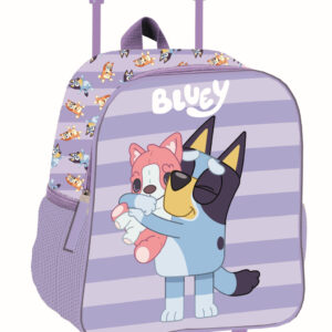 Bluey valp rullande förskoleryggsäck 3D, 32 cm