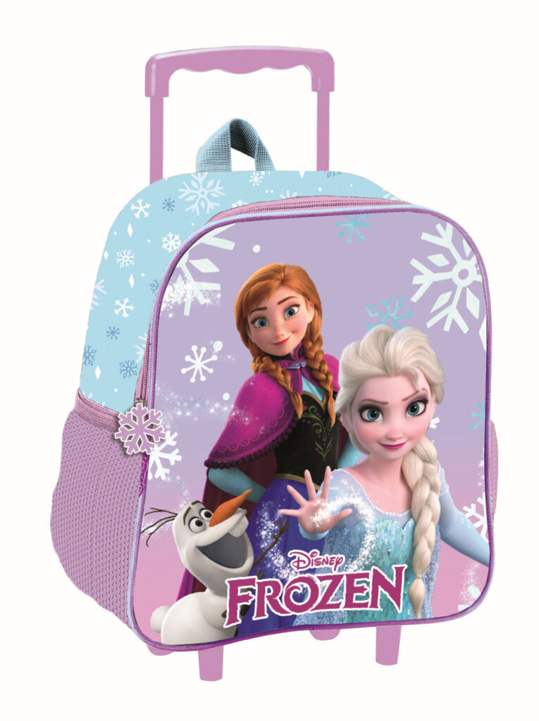 Disney Frost rullande förskoleryggsäck 3D 32 cm lila
