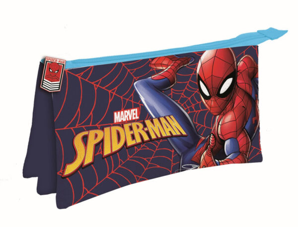 Spindelmannen Great Power pennfodral med 3 fack 22 cm