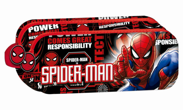 Marvel Spindelmannen  pennfodral med 2 fack 23 × 10 × 6 cm
