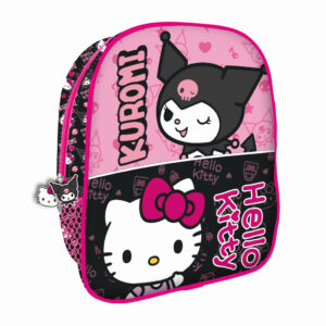 Hello Kitty & Kuromi ryggsäck, väska 26 cm