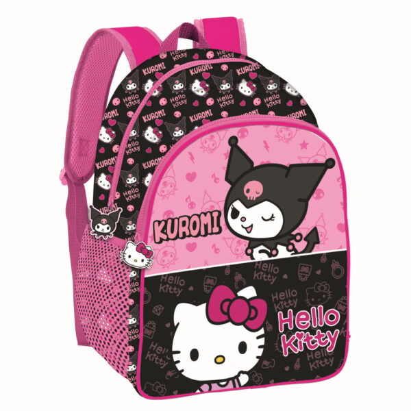 Hello Kitty & Kuromi skolväska, 40 cm