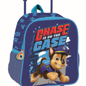 Paw Patrol Chase rullande förskoleryggsäck 3D, 32 cm