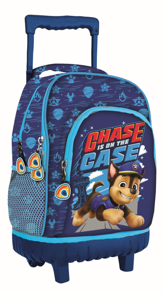 Paw Patrol Chase premium rullande skolväska 44 cm