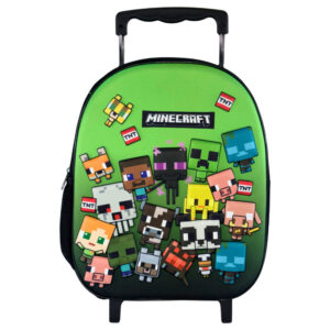 Minecraft karaktärer rullande förskoleryggsäck 32 cm