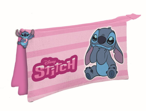 Disney Lilo och Stitch pennfodral med 3 fack 22 cm