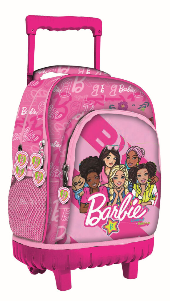 Barbie Dream Squad Premium rullande skolväska 44 cm