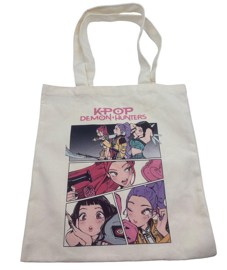 K-pop Demon Hunters Shoppingväska – 38,5 x 41 cm