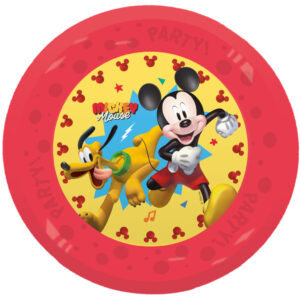 Disney Musse Pigg Jump Into Fun micro premium flat tallrik 4-delar 21 cm