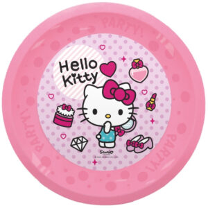 Hello Kitty Fashion micro premium middagsassiett set om 4, 21 cm
