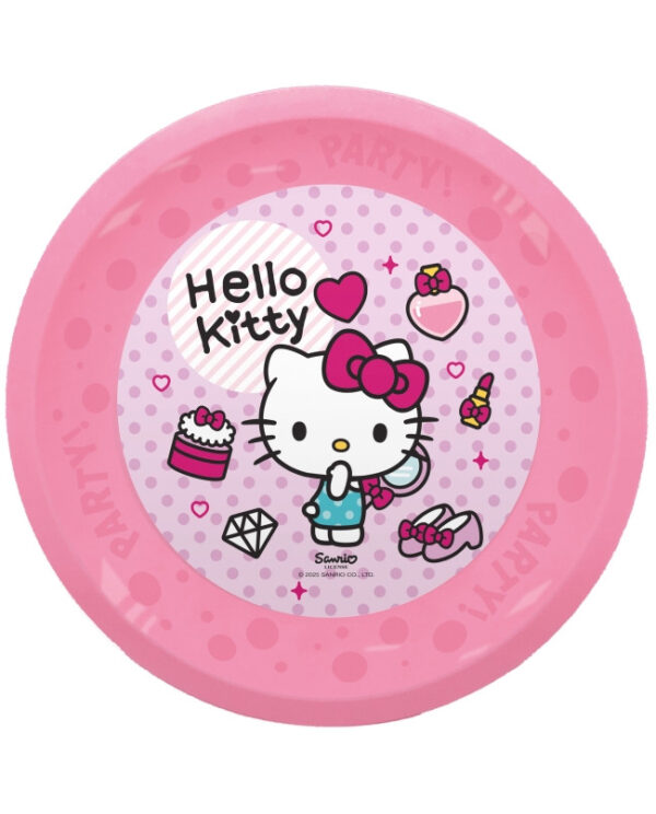Hello Kitty micro premium middagsassiett set om 4, 21 cm