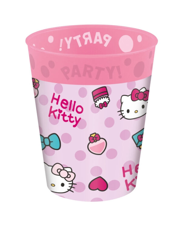 Hello Kitty micro premium plastmuggset 4 delar 250 ml