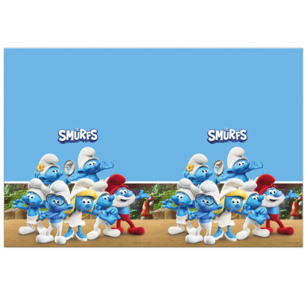 Smurfarna pappersduk 120x180 cm FSC