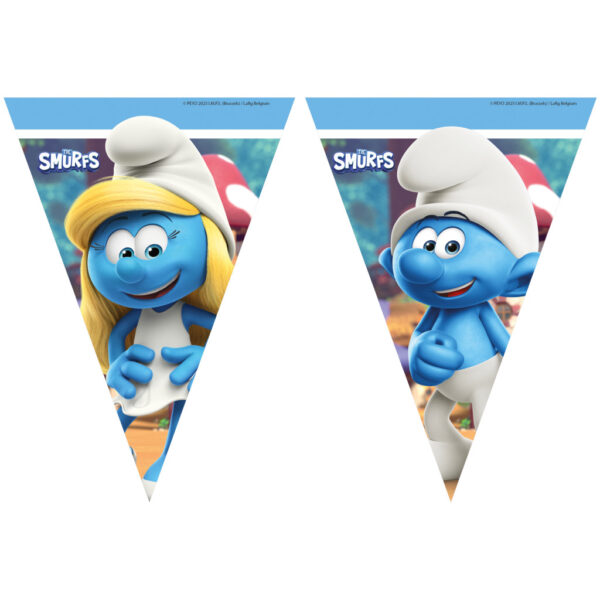 Smurfarna festgirlang 2,3 m FSC
