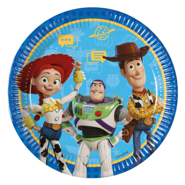 Disney Toy Story engångstallrikar 8-pack 23 cm FSC