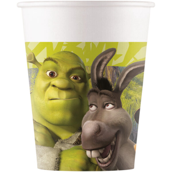 Shrek äventyr pappersmuggar 8-pack 200 ml FSC