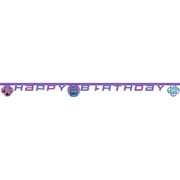 K-pop Demon Hunters Honmoon födelsedagsbanner 200 cm FSC