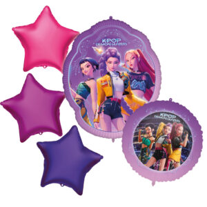 K-pop Demon Hunters Honmoon folieballonger 5-pack
