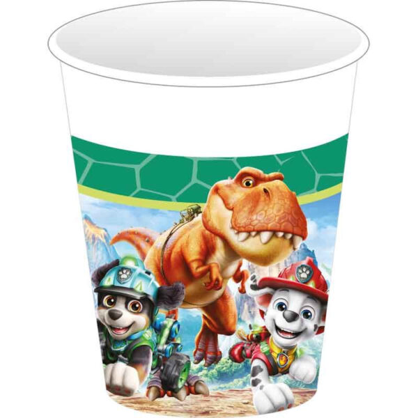 Paw Patrol Dino Movie pappersmuggar 8-pack 250 ml FSC