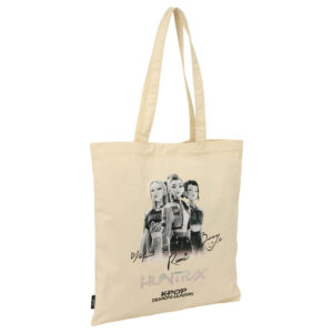 K-pop Demon Hunters Canvas Shoppingväska Beige