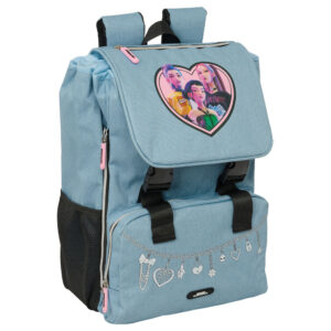 K-pop Demon Hunters Denim Dreams expanderbar skolväska, 41 cm