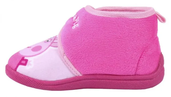 Greta Gris Inneskor Barn Storlek 23 – Rosa Tofflor med Kardborreband - Bild 3