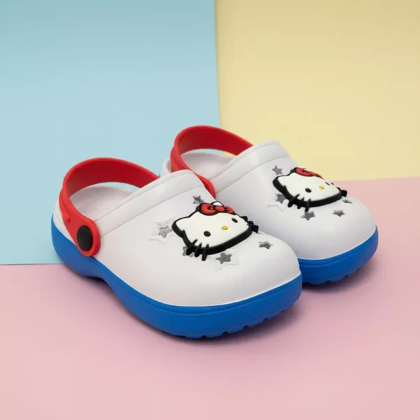 Hello Kitty Premium tofflor/trädgårdstofflor barn 26/27 – Vit - Bild 5