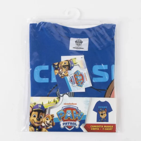 Paw Patrol T-shirt Barn Chase 5 år (110 cm) – Blå Kortärmad i 100% Bomull - Bild 4