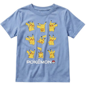 Pokémon Fun Squad ljusblå kortärmad barntröja, storlek 6 år / 116 cm