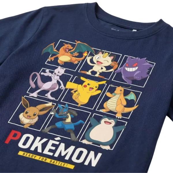 Pokémon T-shirt Barn 5 år (110 cm) – Blå Kortärmad T-shirt - Bild 2