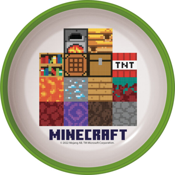 Minecraft Crafters halkfri mikrofats djup tallrik 14,5 cm