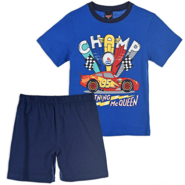 Disney Bilar kort pyjamas barn – 100% bomull 128 cm