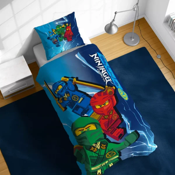 LEGO Ninjago bäddset 100 × 135 cm – 100 % bomull - Bild 2