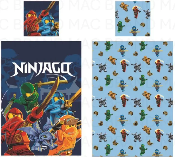 LEGO Ninjago bäddset 100 × 135 cm – 100 % bomull - Bild 4