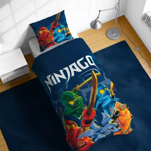 LEGO Ninjago bäddset 100 × 135 cm – 100 % bomull - Bild 2