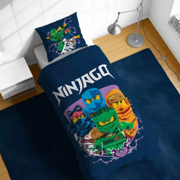 LEGO Ninjago bäddset 100 × 135 cm – 100 % bomull - Bild 2