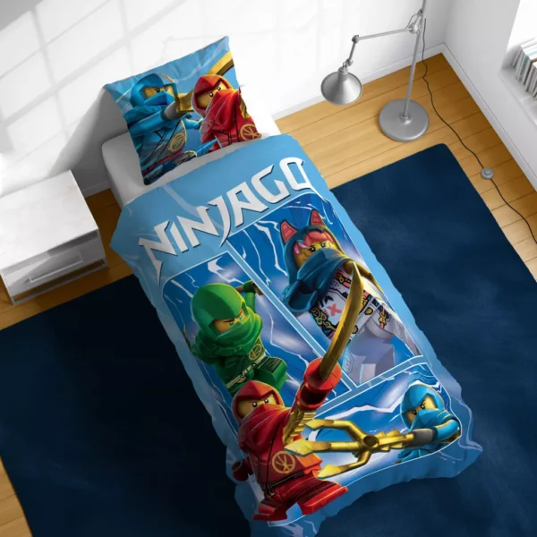 LEGO Ninjago bäddset 100 × 135 cm – 100 % bomull - Bild 2