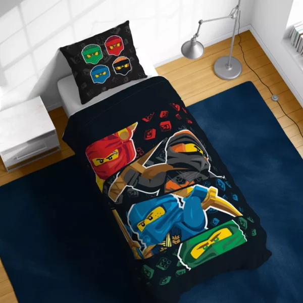 LEGO Ninjago bäddset 100 × 135 cm – 100 % bomull - Bild 2