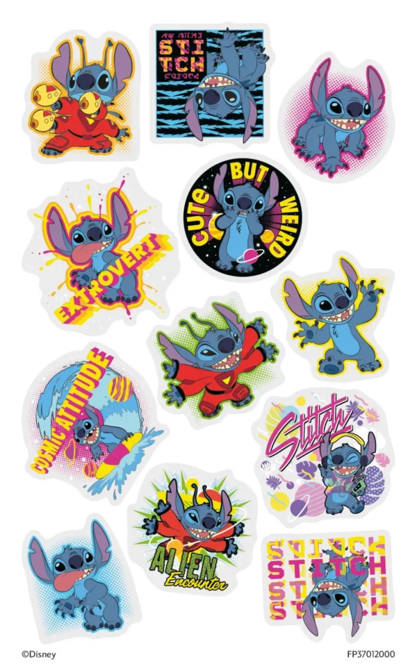 Disney Lilo & Stitch Tillfälliga Tatueringar – 12-pack - Bild 2