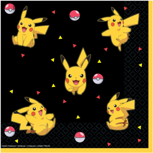 Pokémon servetter 16-pack 33 × 33 cm