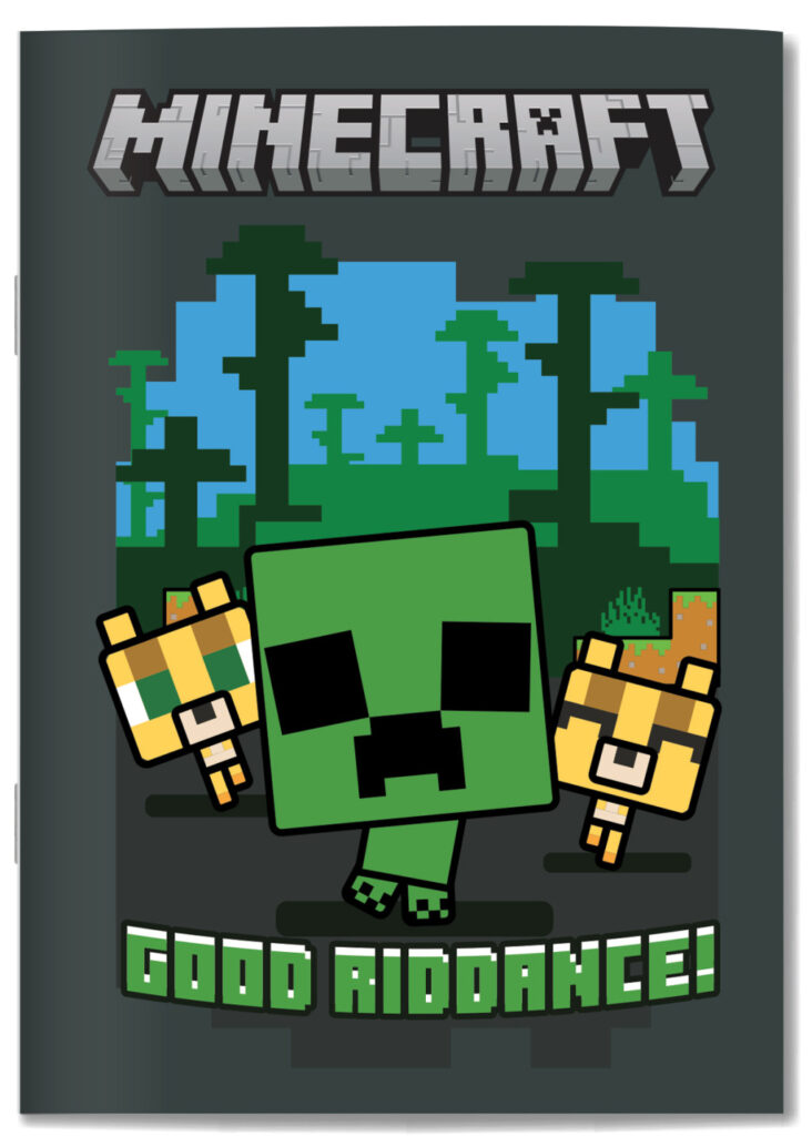 Minecraft Anteckningsbok B/5 med linjer, 40 blad