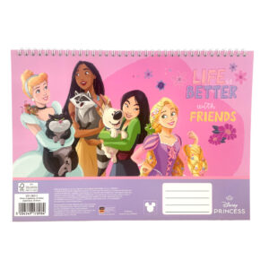 Disney Princess Spiralblock A4, 30 blad